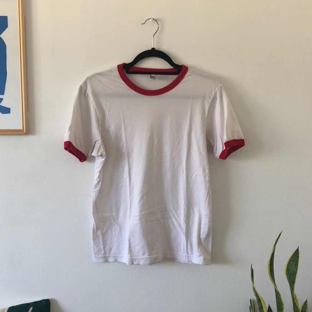 American Apparel Unisex Baseball Tee